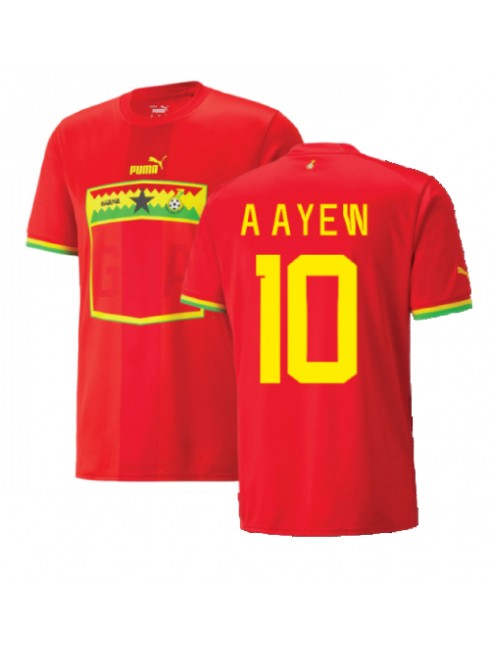 Ghana Andre Ayew #10 Auswärtstrikot WM 2022 Kurzarm